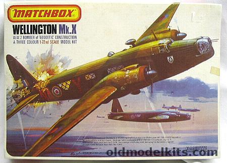 Matchbox 1/72 Wellington Mk.X / Mk.XIV Coastal Command / Canadian or British, PK402 plastic model kit